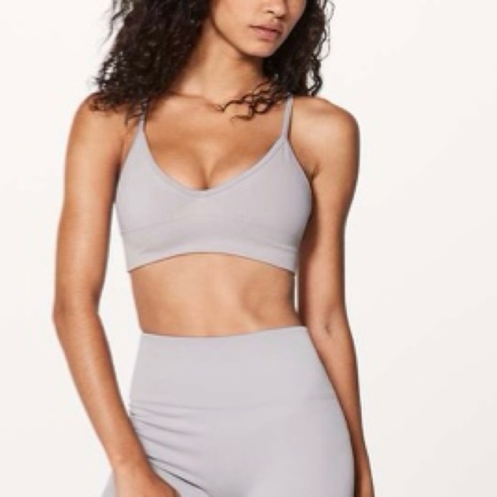 Lululemon • Taryn Toomey Collection Awakening Bra in Chrome